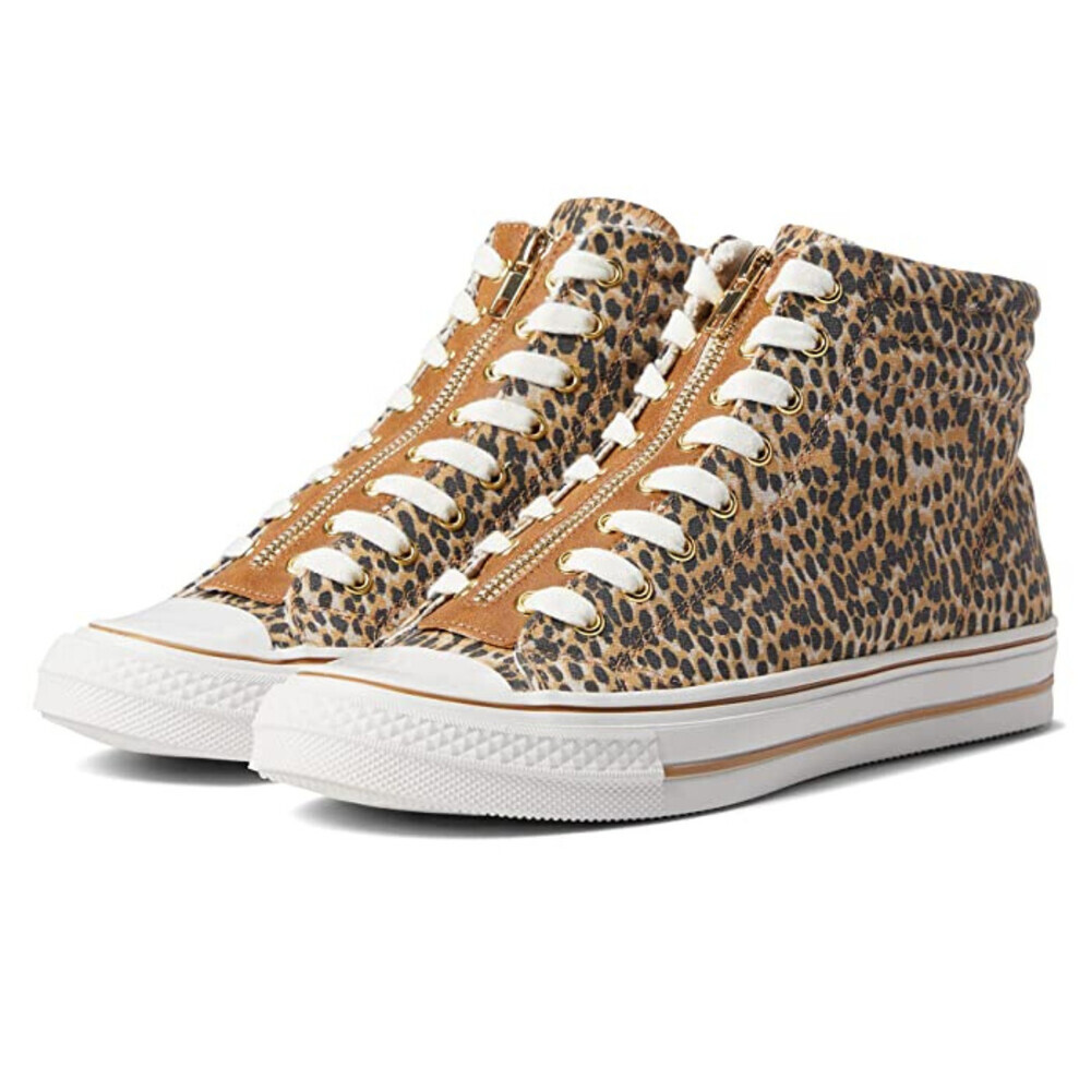 Yellow Box Virgenia Sneakers Women's US 8.5 Brown Animal Print Shoes ZOGG2411